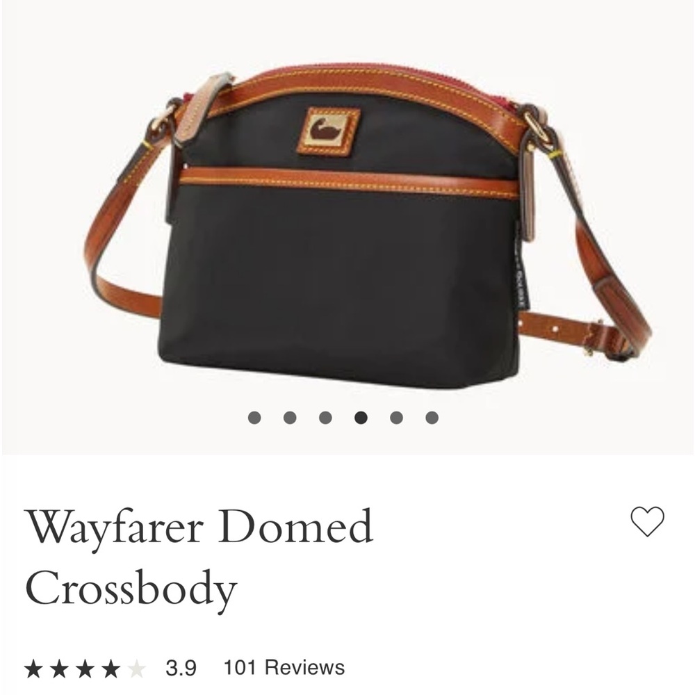 Dooney and Bourke Wayfarer Domed Crossbody in EUC